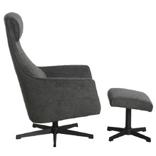 2 Piece Aziz Recliner Armchair & Footstool Set